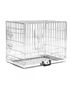 Topmast Dog Cage - 2 doors - Sinc- Metal tray