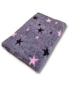 Vet Bed - Starry Night - Pink - Non Slip Dog Mat