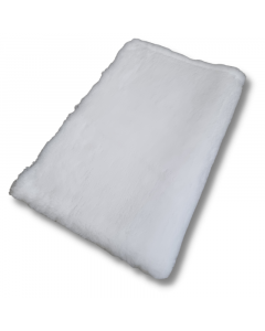 Vet Bed White Plain - Non Slip Dog Mat