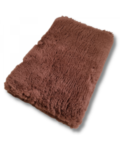 Vet Bed Brown Plain - Non Slip Dog Mat