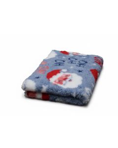 Vet Bed Christmas - Santa Claus - Blauw - Antislip Hondenmat