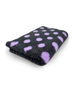 Vet Bed Nopjes - Antraciet & Lila - Antislip Hondenmat